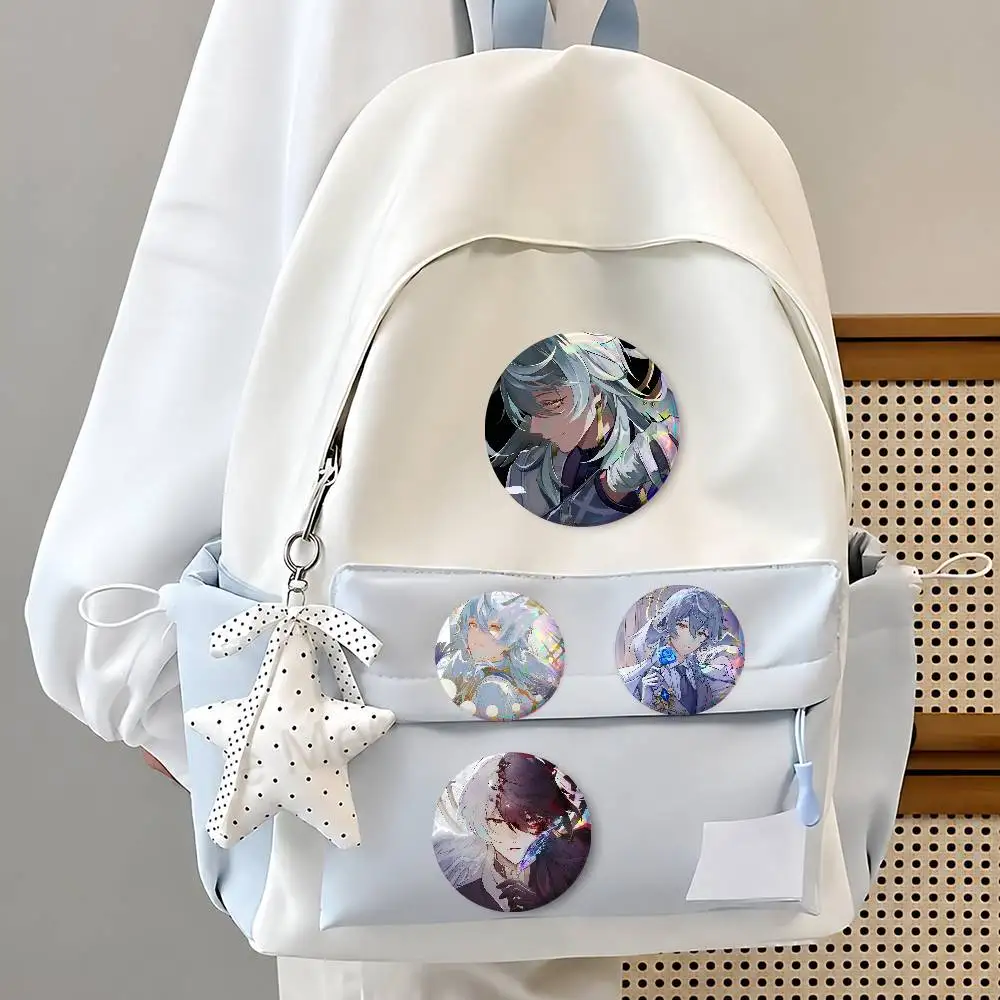 Hos-e-nkai Esstar Rail Sunday Cute Cool Round Pin Badge Set For Anime Game Music  Fans Backpack Denim Jacket Hat Decoration