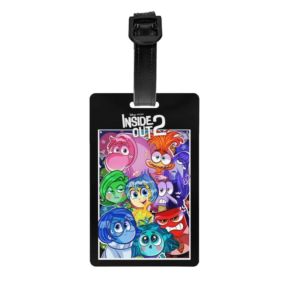 Inside Out Emotions Luggage Tags Travel Accessories Cartoon Holder Boarding Tags Holder Baggage Tag ID Address Baggage Tag Gifts