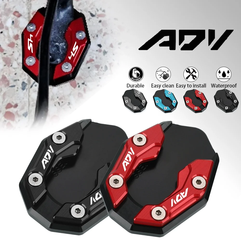 

For Honda ADV150 ADV350 PCX160 PCX150 ADV/PCX 350 160 150 Motorcycle Accessories Side Stand Enlarge Plate Kickstand Extension