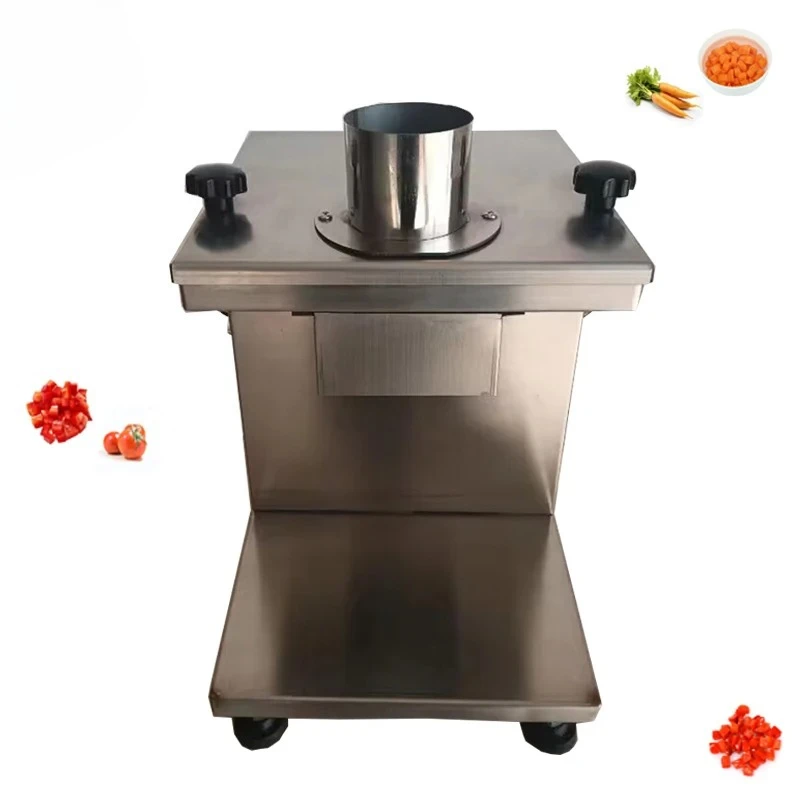 

Automatic Electric Dicing Machine Carrots Potatoes Onions Cutter Fruit Vegetable Processing Machine