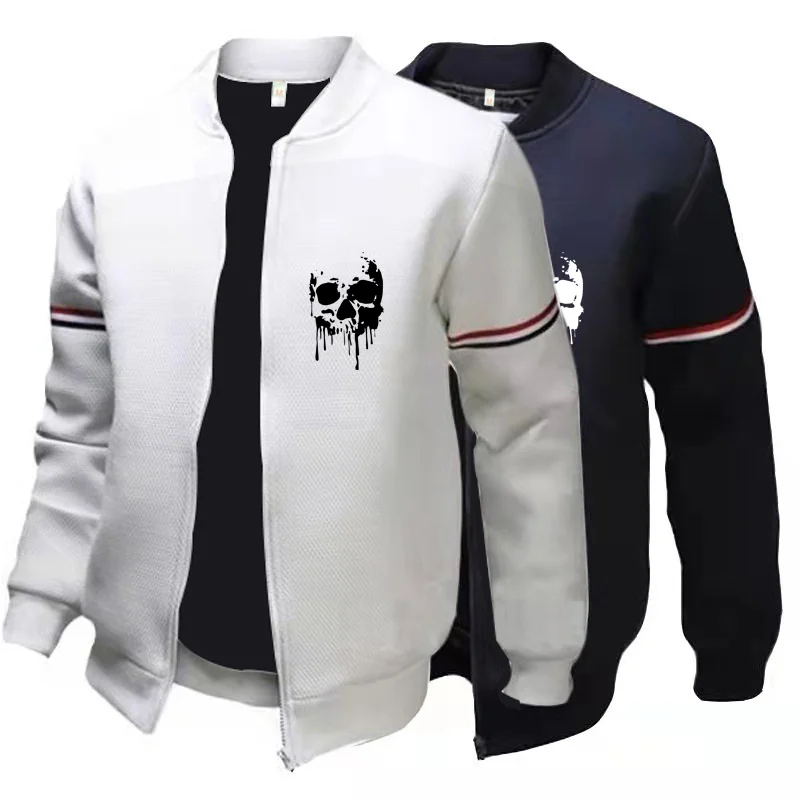 Casual Baseball Clothing Men\'s American Retro Coat Tops Pilot Jacket New Trend