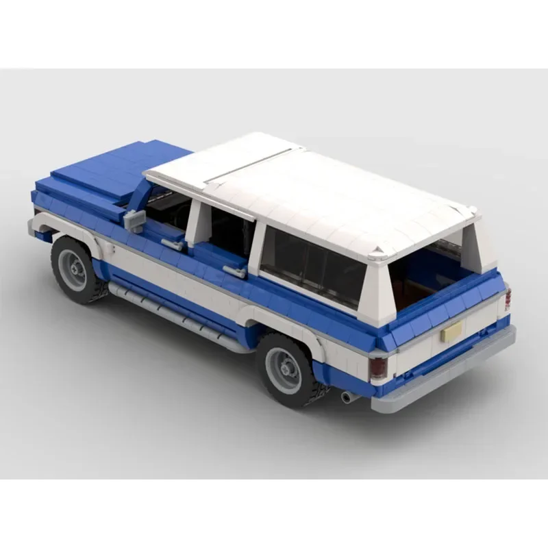 MOC-90331 الأزرق الكلاسيكية سيارة رياضية بنة Model1440Building كتلة PartsMOC الإبداعية اللبنات الاطفال عيد ميلاد لعبة هدية