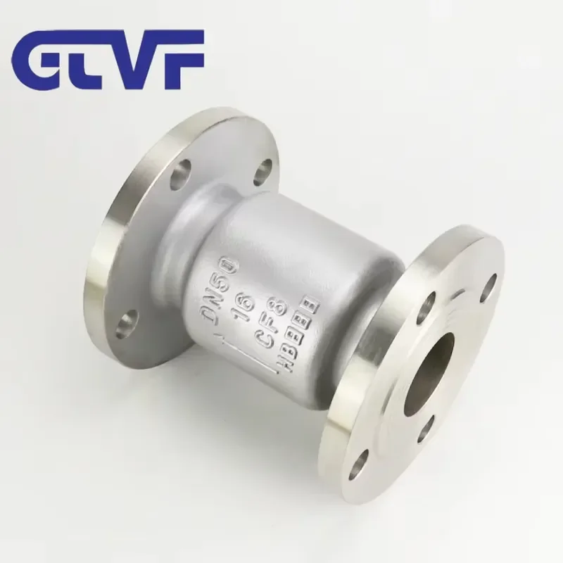 Stainless Steel 304 Check Valve CF8 CF8M CF3M Vertical Flange Check Valve DN25-DN200