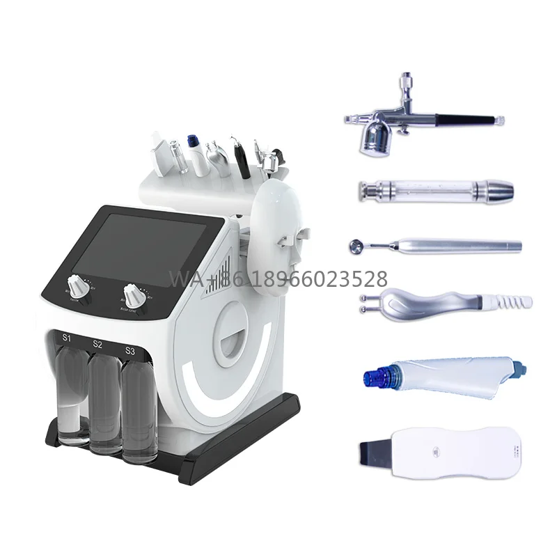 7‑in‑1 Aqua‑Peeling Facial Care Diamond Micro‑Abrasion Instrument With Facial Analyzer & LED Mask