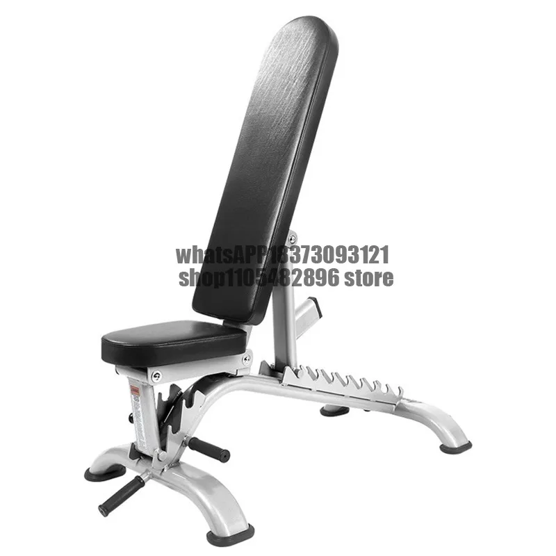 Dumbbell Stool Commercial Barbell Flat Bench Press Stool Gym Multifunctional Adjustable Professional Men's Fitness Chair Home