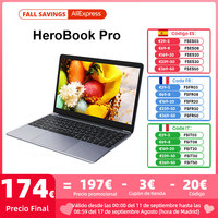 CHUWI HeroBook Pro laptop 14.1‘‘Intel Gemini Lake N4020 Dual Core Windows 10 system 8GB RAM 256GB SSD full layout keyboard