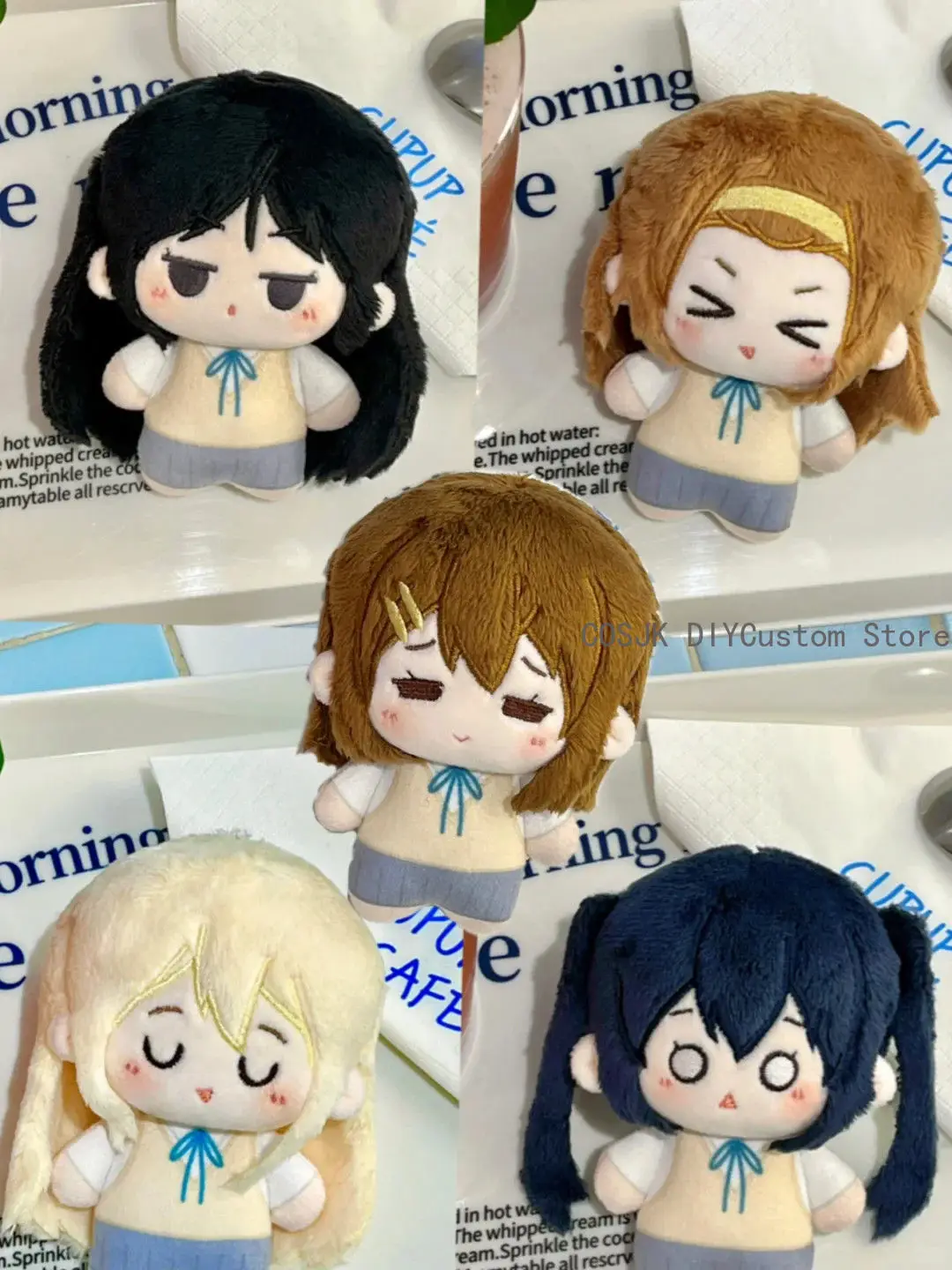 

10 см Hirasawa Yui Tainaka Ritsu Kotobuki Tsumugi Akiyama Mio Nakano Azusa мини-подвеска-брелок для ключей сумка орнамент кулон-талисман подарок