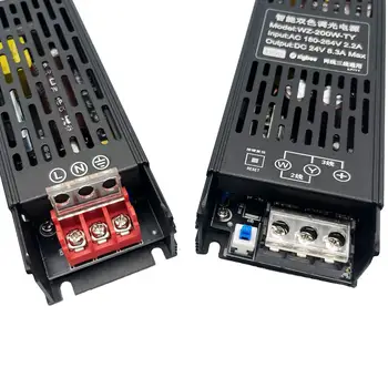 DC24V Zigbee 3.0 LED stmívatelný napájecí zdroj 120W 240W transformátor LED ovladač podpora Alexa Google Home pro CCT/RGBCCT LED pásky 6 nejlepší prodej Zigbee napájecí zdroj 12V - №5