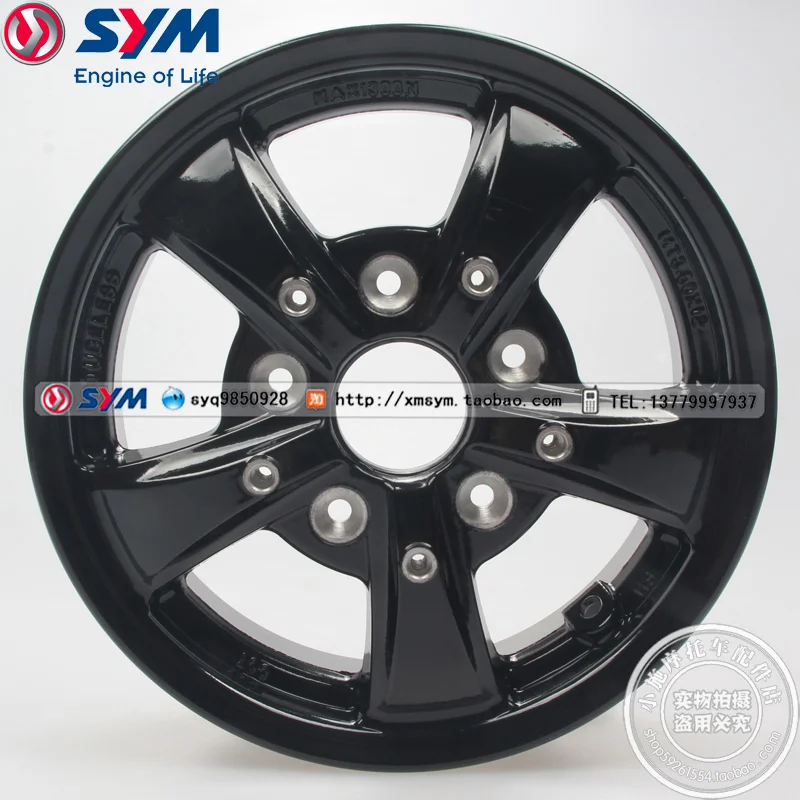FOR SYM XS125T-16C XS150T-13 Fiddle 4 Rear Wheel Hub - Rear Steel Wheel Rim