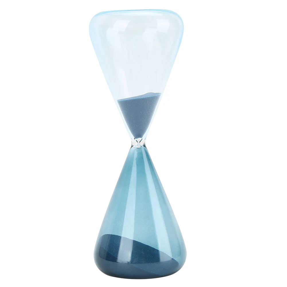 

Creative Cone Shape Unique Hourglass Clock Timer Glass Birthday Gift Home Tabletop Ornaments