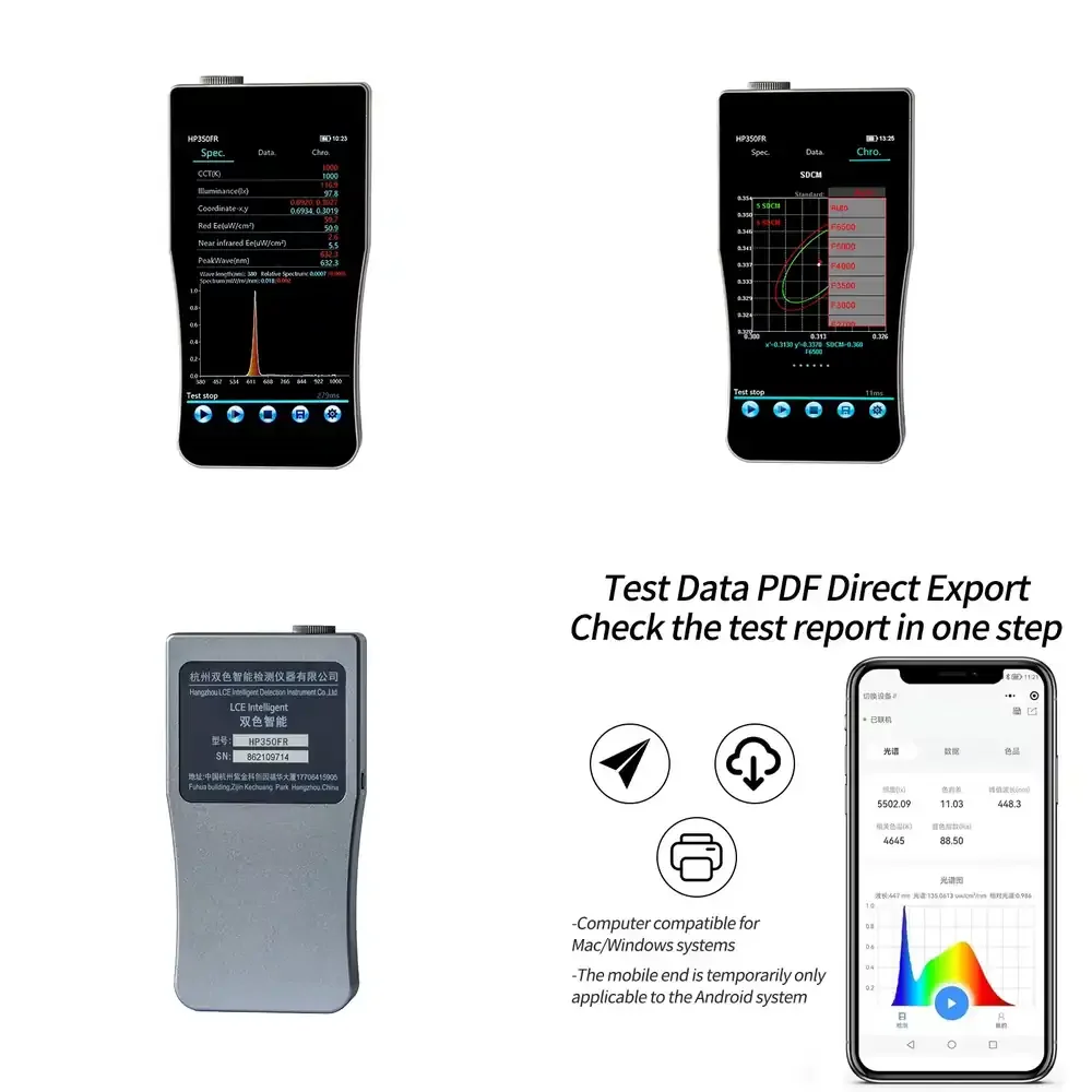 HP350FR Single-band Low Price CRI Ra 380-1000nm Near Nir Spectrometer for Sale
