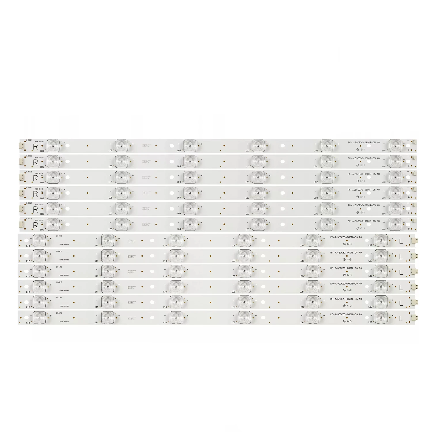 LED Backlight Strip For LSC550FN13-G04 RF-AJ550E30-0601L-05 RF-AJ550E30-0601R-05 A0 CRH-P5530300612L675 CRH-P5530300612R675