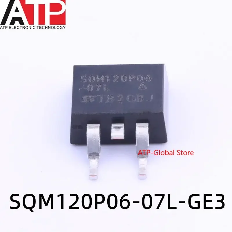 5PCS SQM120P06-07L-GE3 SQM120P06-07L TO-263  Original inventory of integrated chip ICs