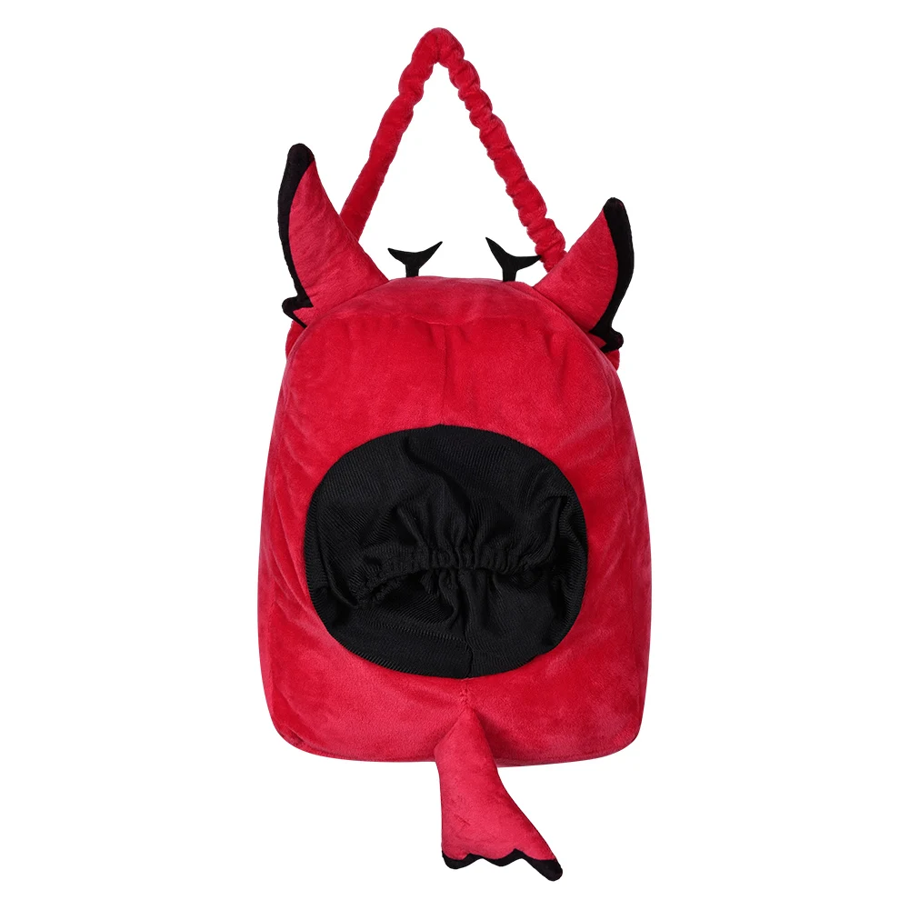 Alastor-Boîte à Mouchoirs en Peluche pour Halloween, Carnaval Fantaisie, Mascotte en Peluche Douce de Dessin Animé, Cadeau d'Anniversaire et de Noël, Accessoires