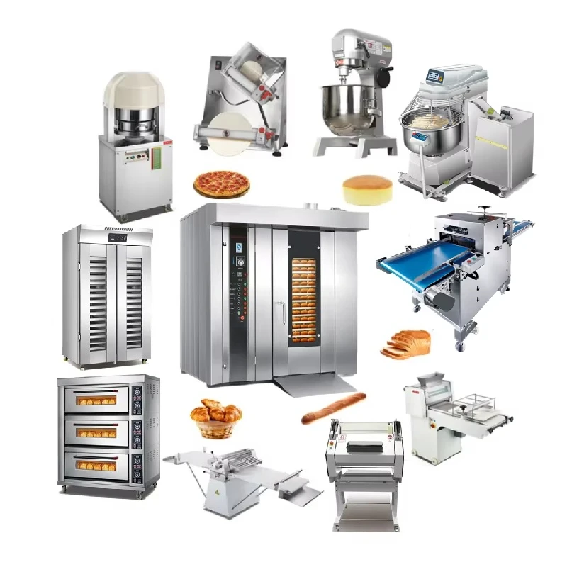 32 Trays Rotary Bread Rack Oven Bakery Equipment Electric Big Rotating Baking Automatic Rotatory Oven for Bakery