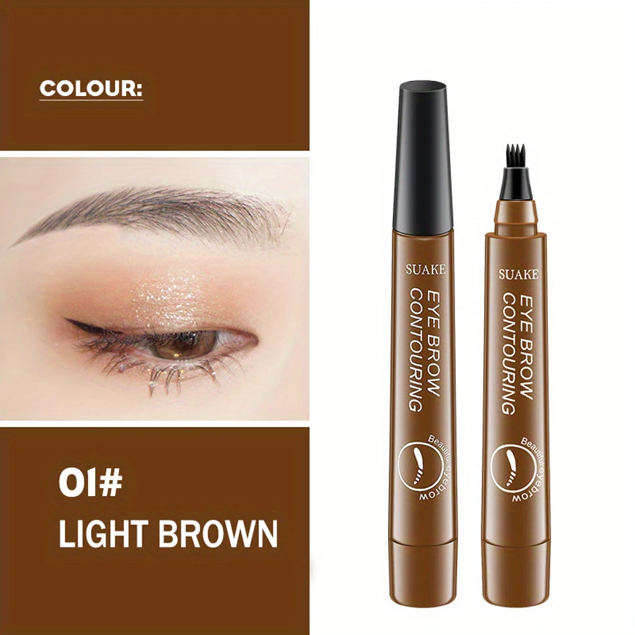 Waterproof Eyebrow Pen with Microblading Effect