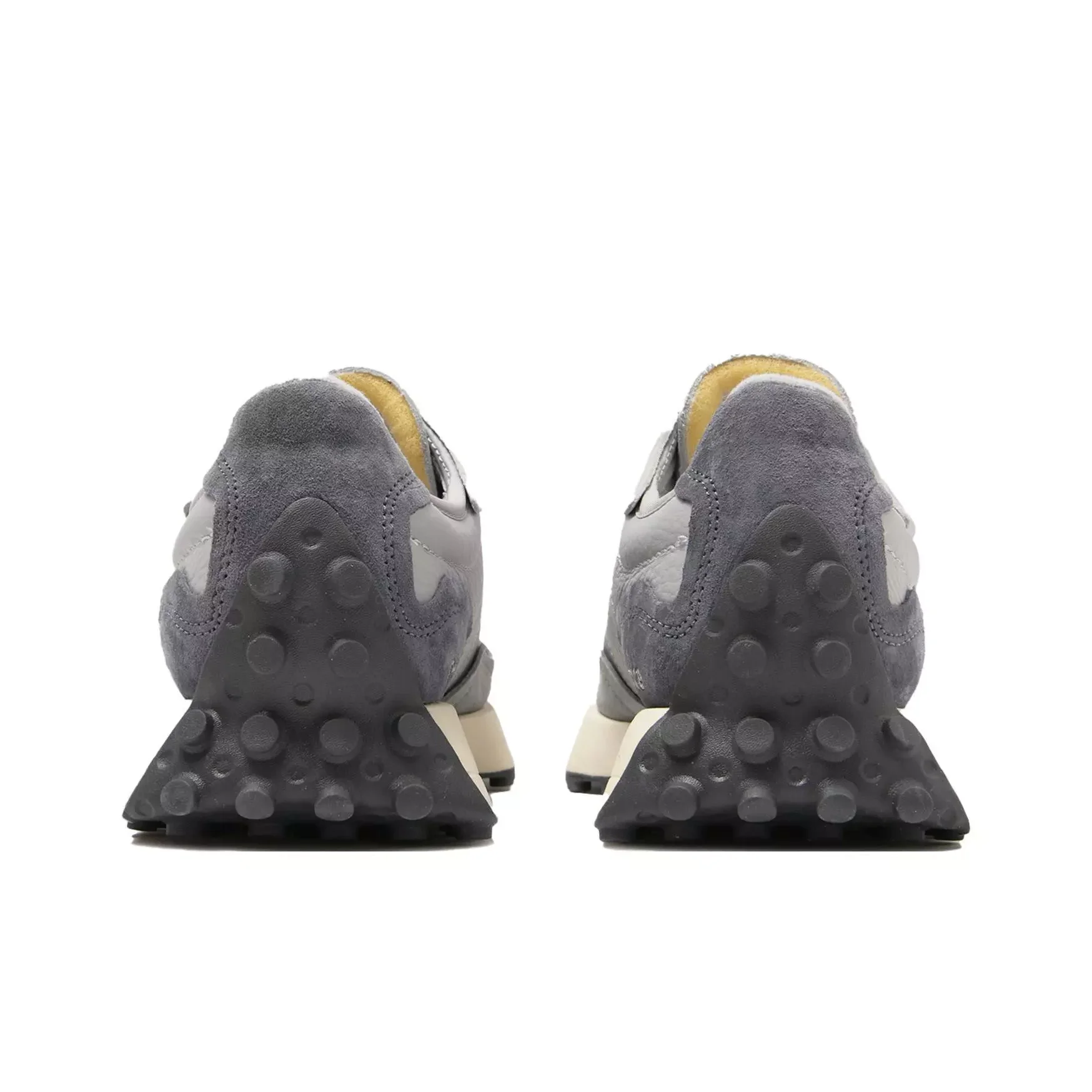 حذاء جري كاجوال من New Balance NB 327 باللون الرمادي يسمح بمرور الهواء للرجال، رمادي/أزرق #4