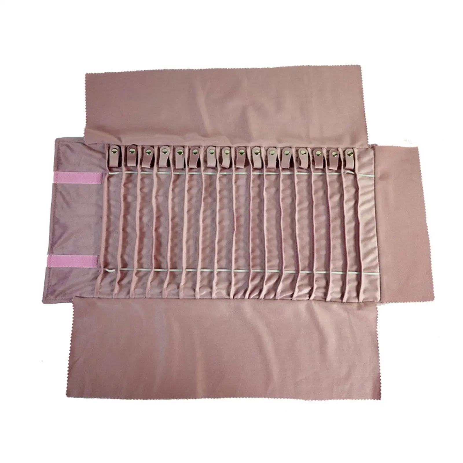 

Дорожный органайзер для украшений: чехол-косметичка для хранения ожерелий, браслетов, кулонов и цепочек