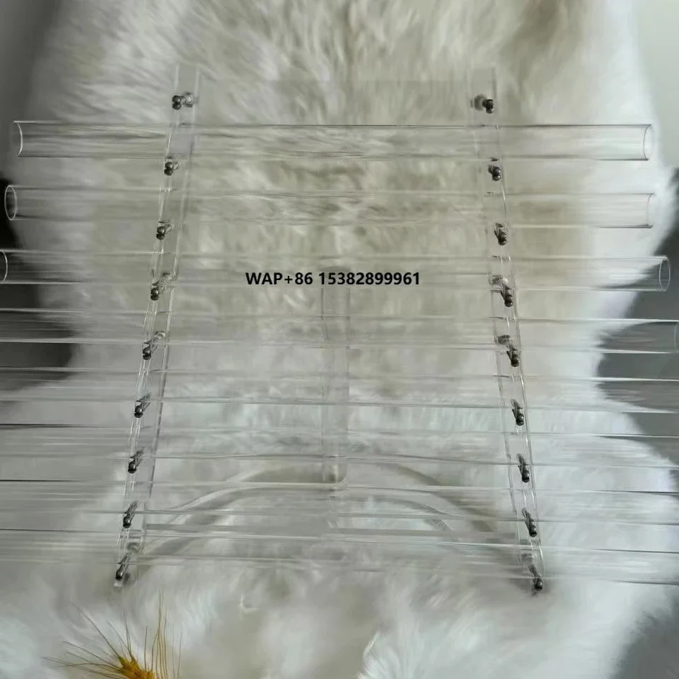 

Wholesale Clear Quartz Crystal Singing Harp with Stand for Sound Healing Therapy