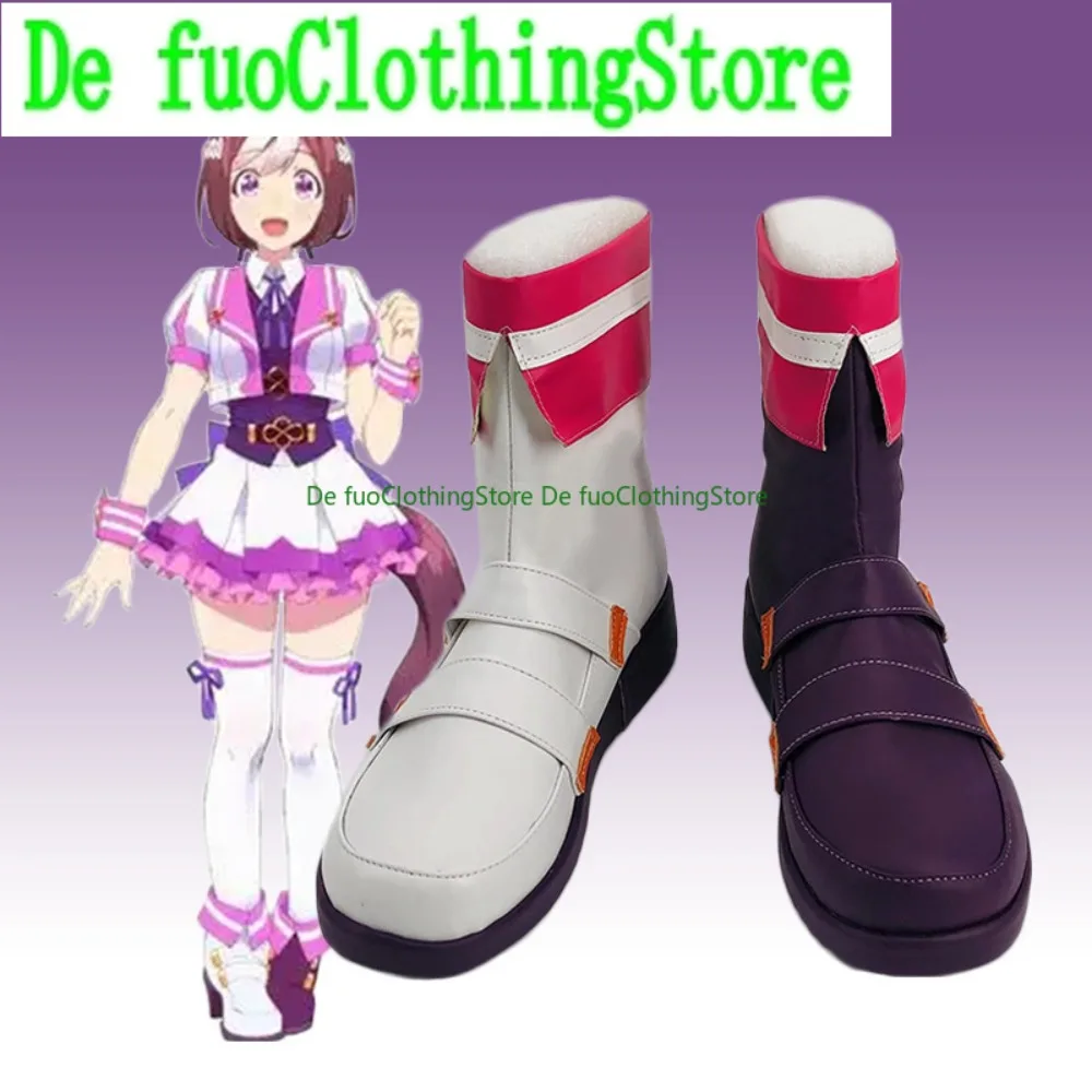 

DefuoClothing Uma Musume Special Week Обувь для косплея Аниме Игра Ролевые костюмы для Хэллоуина Обувь Сапоги