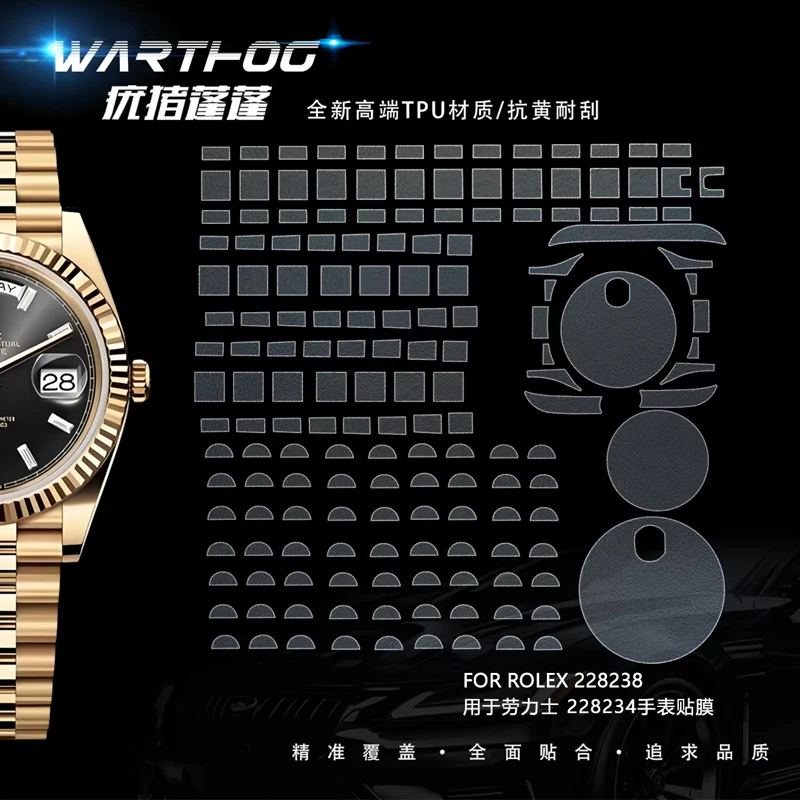 

For Rolex 228238 Watch Film 40DD Ice Cube Dial Week Calendar 40MM Dial Beaded Chain