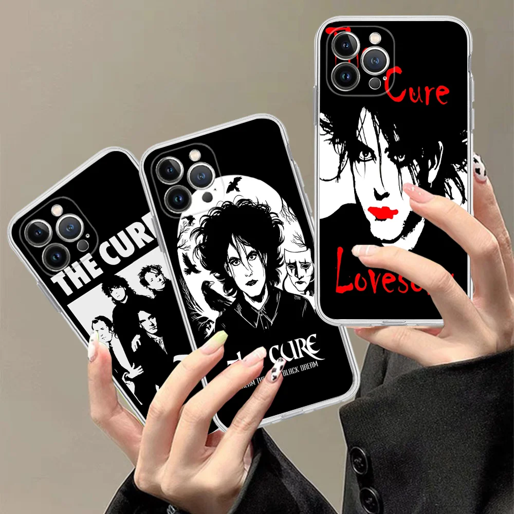 The C-Cure Robert Smith Phone Case Silicone Soft For Iphone 16 15 14 13 12 11 Pro Mini XS MAX Plus X Cover