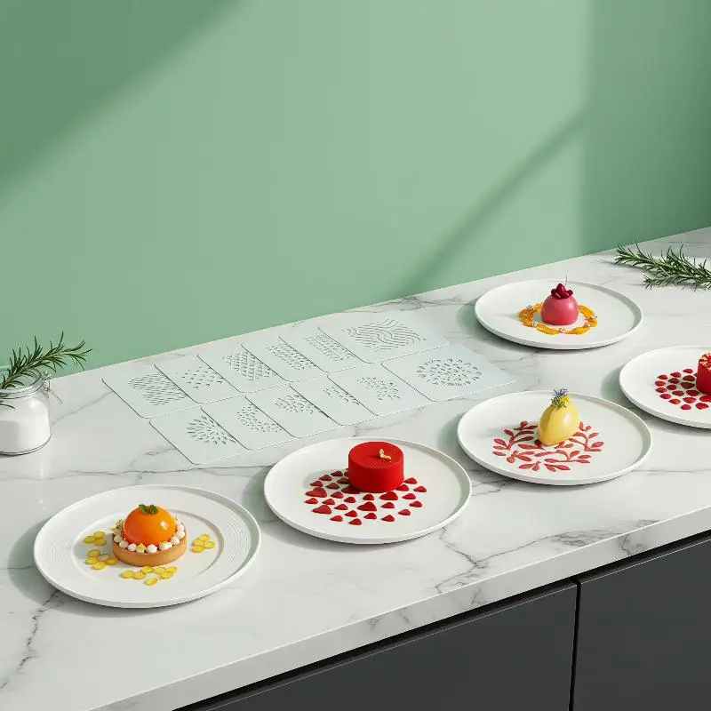 Non Stick Bakery Printing Mold Easy Release Hand Washable Manual Unmolding DIY Dessert Decoration Silicone Reusable
