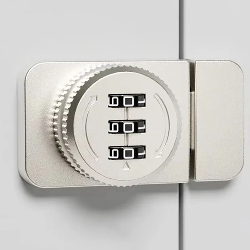 AD33 HOT Keyless Combination Lock No Punching Password Display Case Lock Buckle Locker Hardware Glass Cabinet Door Lock