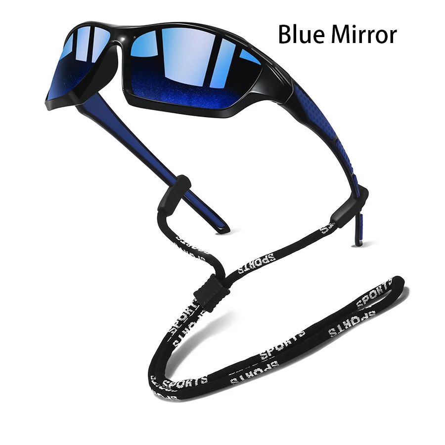 Modische Unisex-Sportsonnenbrille mit Ketten-Design und Farbverlauf für Autofahren, Angeln, Laufen und Bergsteigen – Detail 3