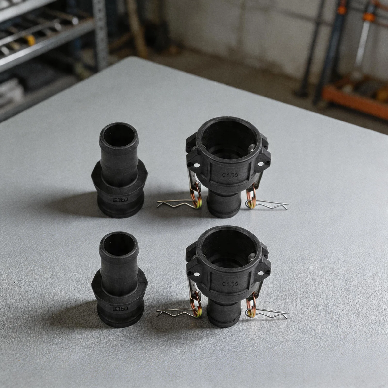 Hose Adapter Camlock Fitting For Hose Connections Black Internal Thread Hose End Fitting Part C Female Part E Male For Hoses