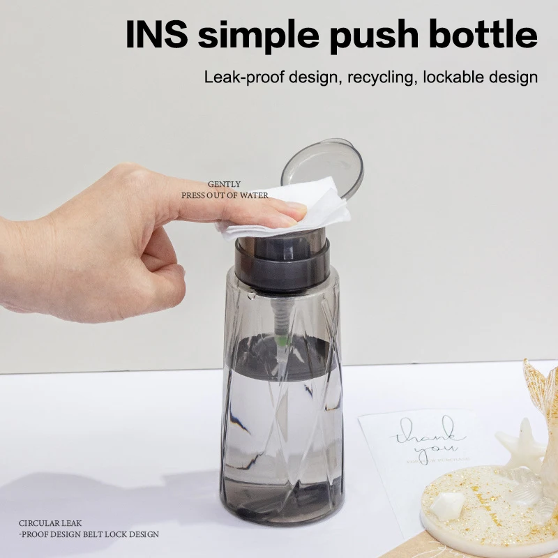 【HBS-7 】 Nail Everyday illable HI Africsouhaits Pompe Distributeur Nail Art Verhéritage Dissolvant Nettoyant Maquillage Bouteille Manucure Outil