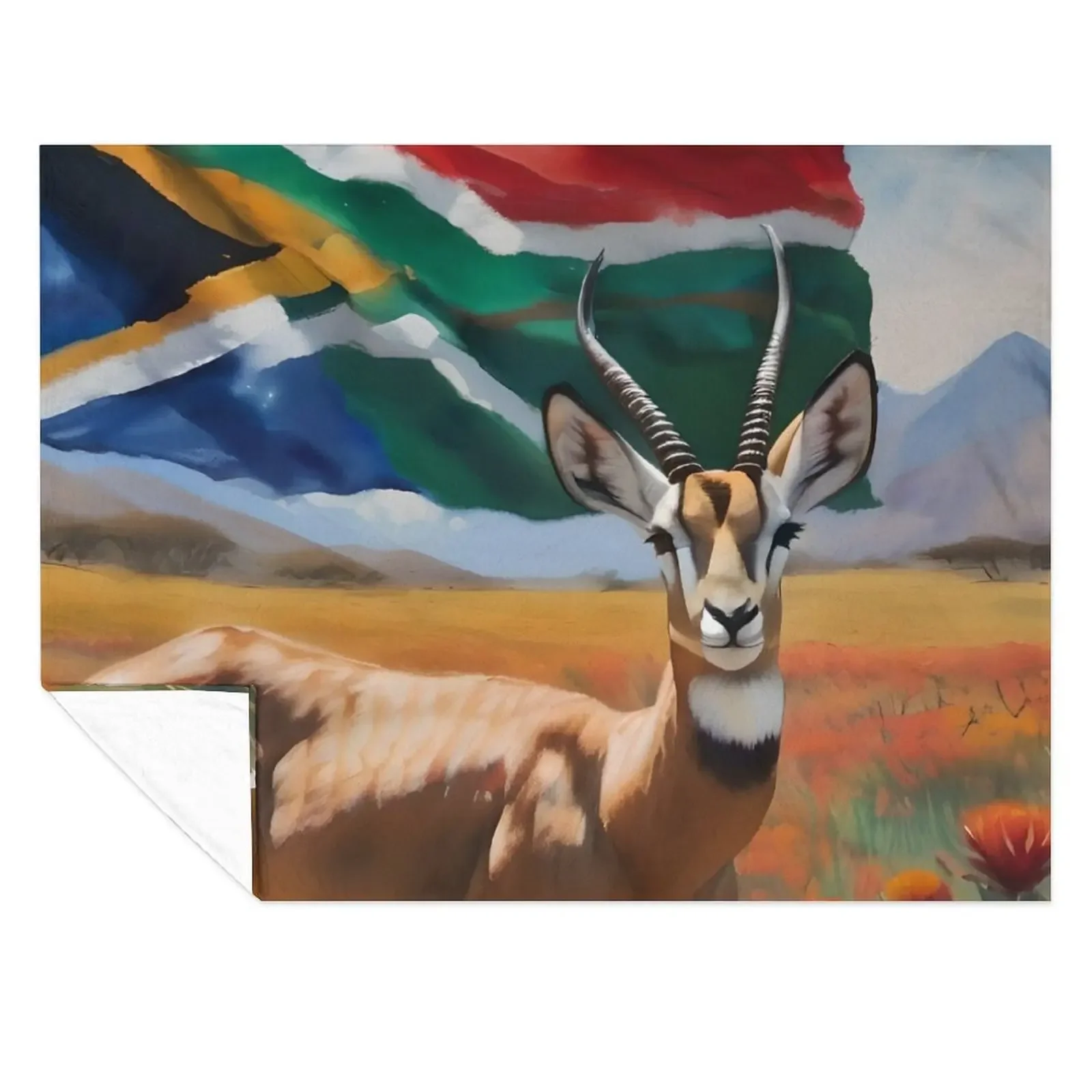 

South Africa Throw Blanket Vintage Thin Beautifuls Plaid Blankets
