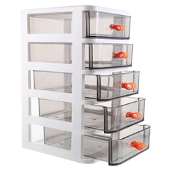 Five Layer Storage Cabinet Plastic Drawer Type Closet Desk Organizer Boxes Small Plastic Chest Drawers Dressing Table Makeup