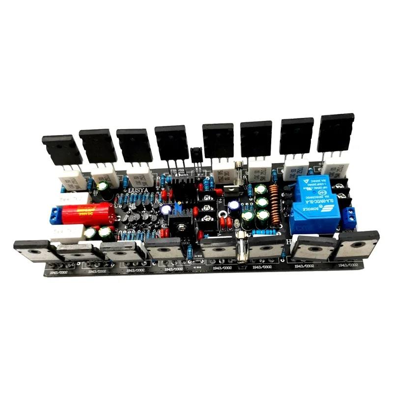 Upgraded Version Original Toshiba 800W Toshiba Tube 2SC5200 + 2SA1943 HiFi Power Amplifier Board With Speaker Protect Relay