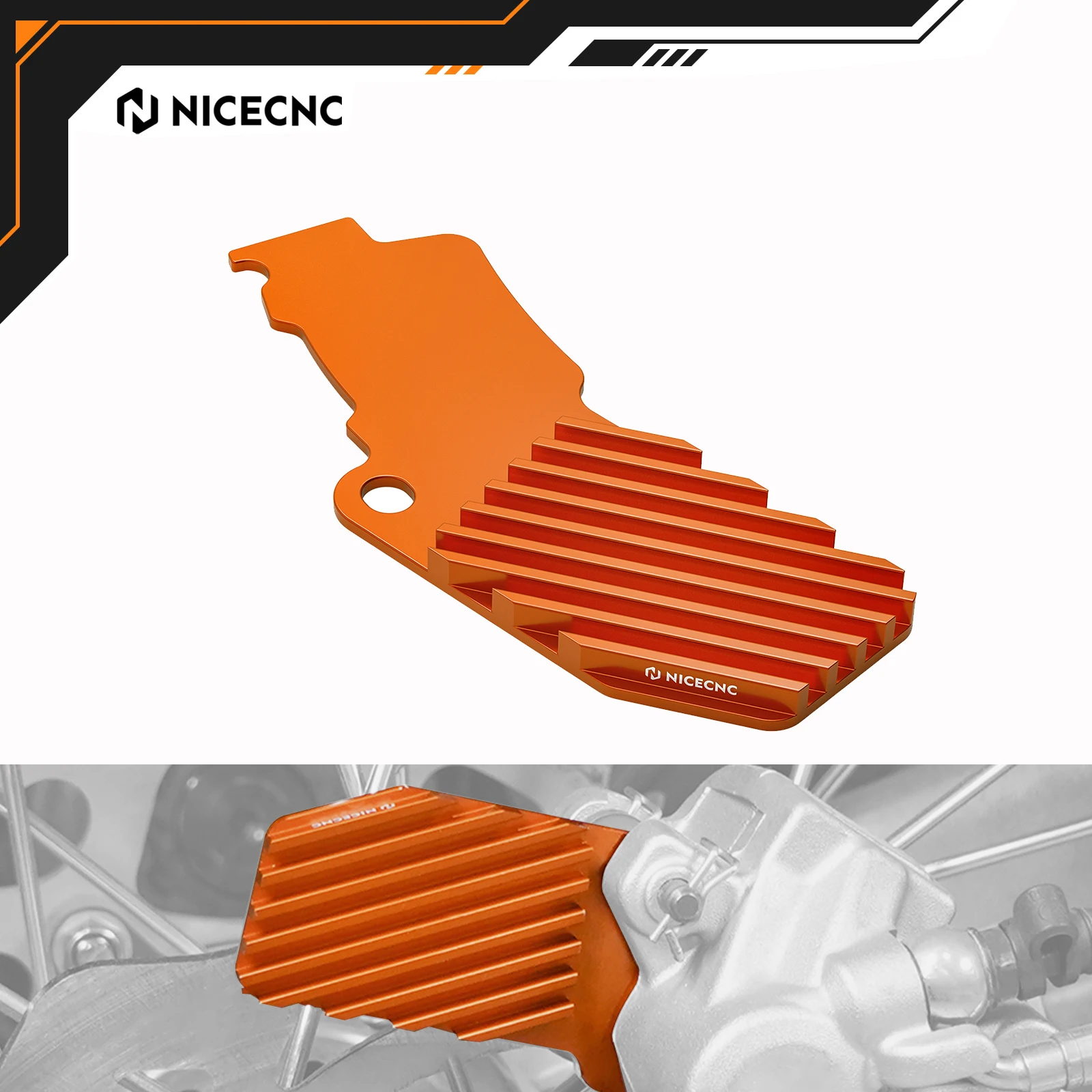 

NICECNC For KTM EXC 300 SX125 SX-F 450 EXC-F 350 2008-2023 For Husqvarna GasGas Rear Brake Heat Sink Caliper Cooler Protector