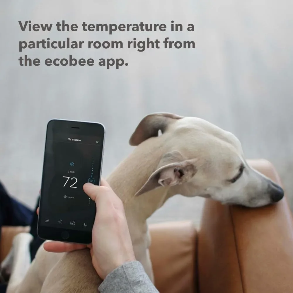 SComfort, Security, Energy Savings - Smart Home - Compatible with Smart Thermostats for Hom，mart Sensor 2 Pack