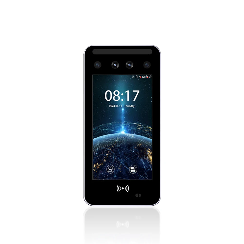Android 10.0 Cloud Server  WiFi/4G/ZK-TECO RFID 125Khz & 13.56Mhz IC Time Attendance Access Control Face Recognition (Horus-E2)