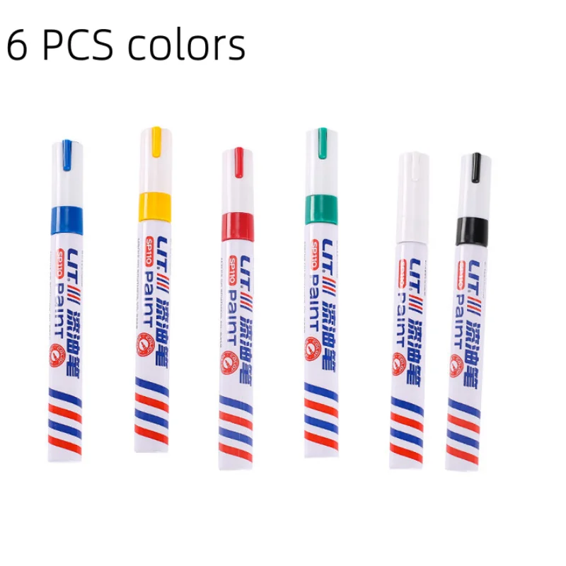 3PCS 마커 페인트 펜 자동차 스크래치 수리 펜 차량 타이어 마킹 빠른 건조 방수 다목적 청소 키트 필러 리무버