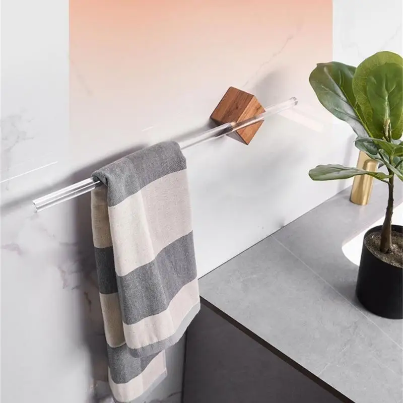 

652F 40/50 см вешалка для полотенец настенный органайзер для спальни шкаф для одежды