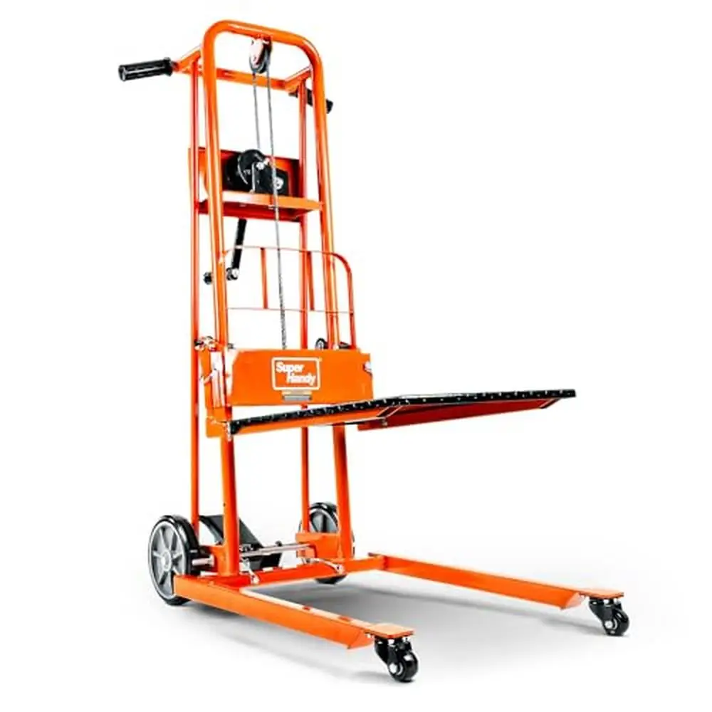 Material Lift Stacker Pallet Dolly Table Fork 330 Lbs 40