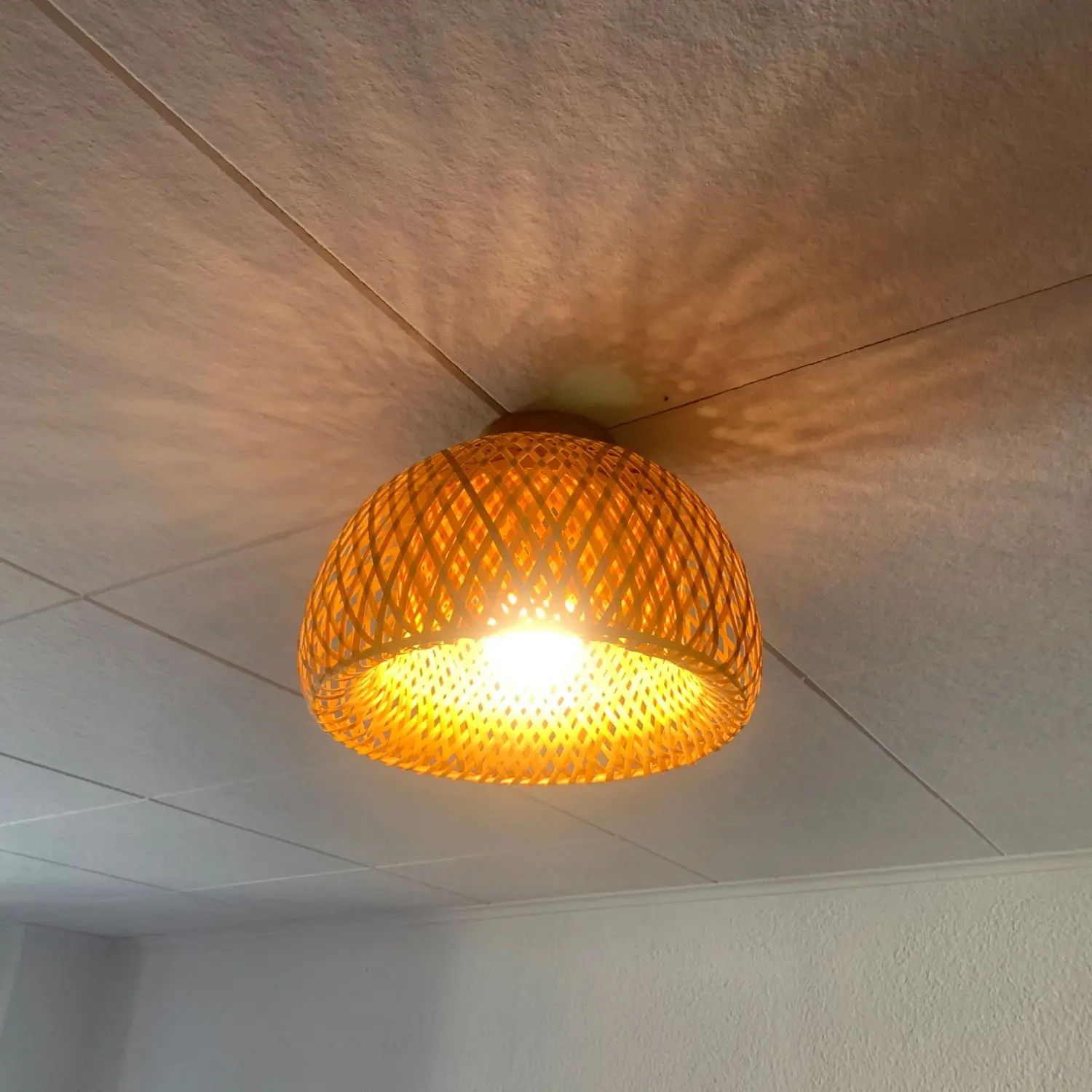 Modern Natural Bamboo Ceiling Lights E27 Minimalism Home Creative Lighting Chinese Zen Tea Room Aisle decor Cage lamp Fixtures image 3
