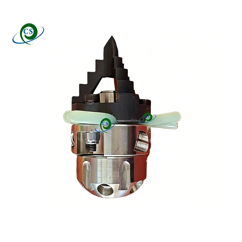 G1/2 High Pressure Drain PVC Hose Cleaning Nozzle Sewer 360° Rotating Jetter Heavy-Duty Drain Unclogging Tool Side 3 Back 6 Hole