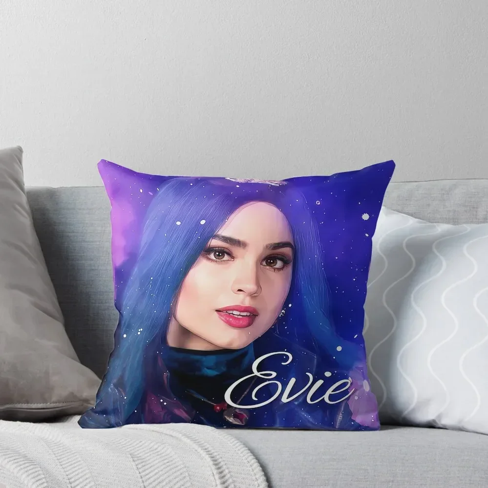 

Evie Blue Princess - Descendants 3 Throw Pillow Decorative pillow case christmas ornaments 2025 pillow