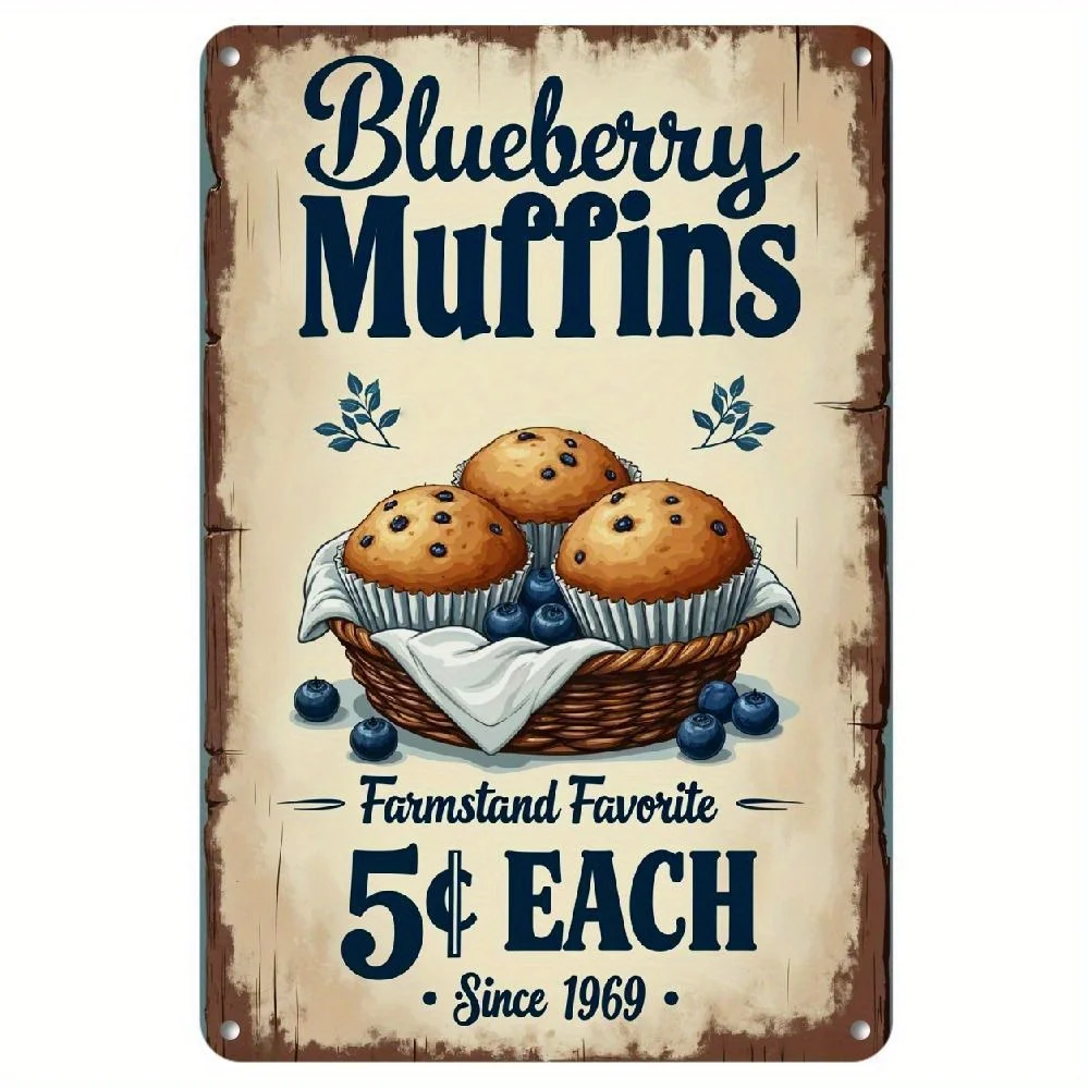 Vintage Humorous Metal Sign- 