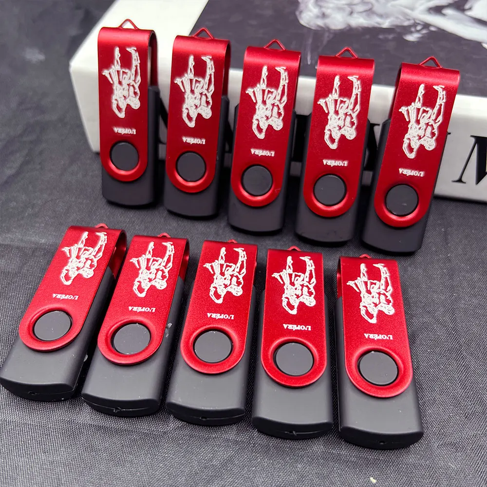 50 unids/lote Color USB 2,0 unidad Flash USB 8GB 16GB 32GB 64GB memoria USB 1GB 2GB 4GB Pendrive para teléfono inteligente/PC personalizado