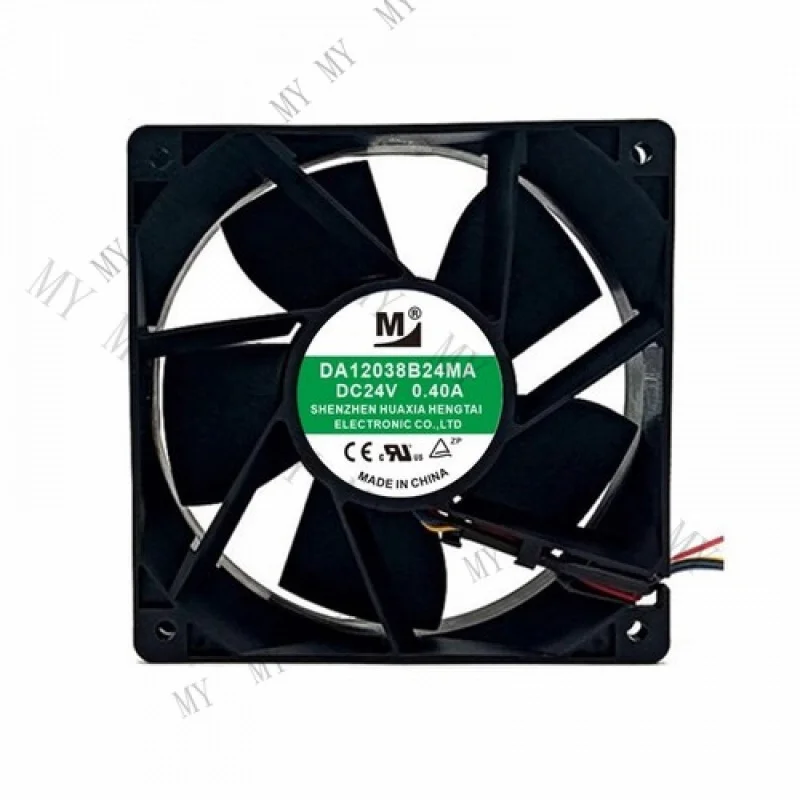 

TT for M DA12038B24MA DC24V 0.40A 120*120*38MM 2-Wire Inverter Cooling Fan
