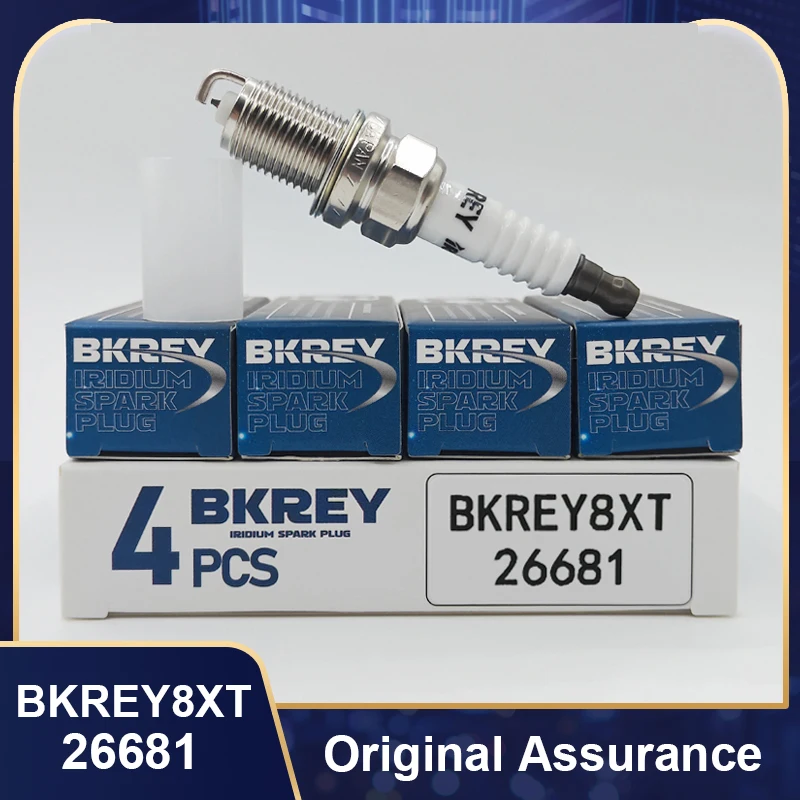 4/20pcs BKR8EIX 2668 Iridium Spark Plug Candles For Audi Volkswagen A3 A4 A5 TT TTS CC Tiguan Jetta Passat For BKREY8XT 26681