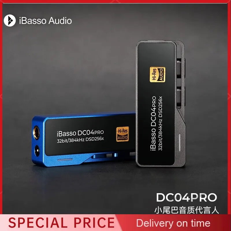 iBasso DC04 Pro CS43131 DAC Decoding Amp Type C to 3.5mm 4.4mm Lossless HiFi Audio Decoding wired DSD256 for Android DC04Pro