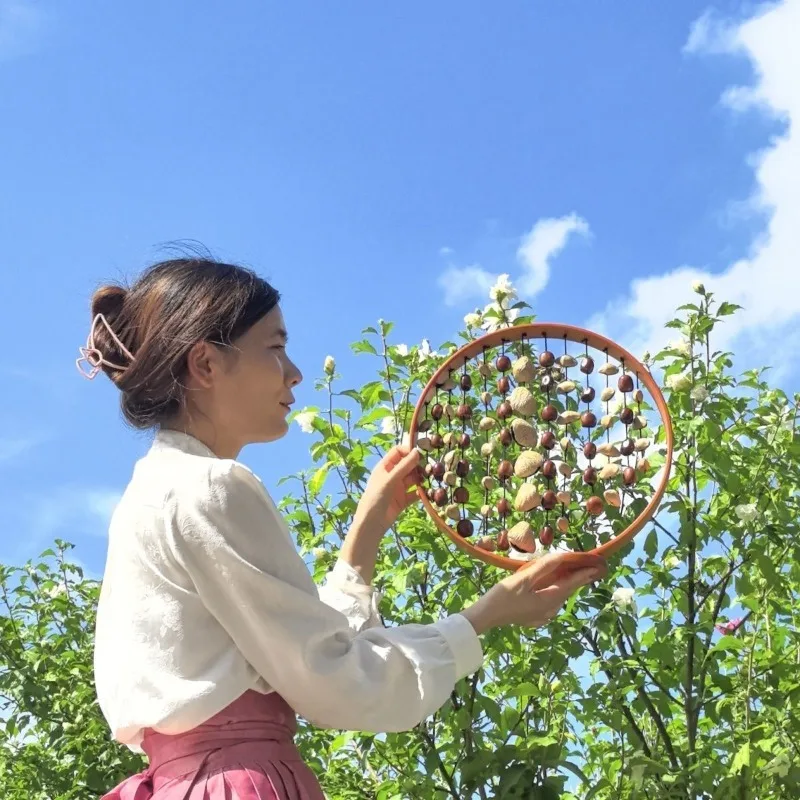 Desktop Shell Wind Chime Meditate Bell Wind Chime with Base Sound Healing Musical Bells Meditation Decoration Musical Instrument