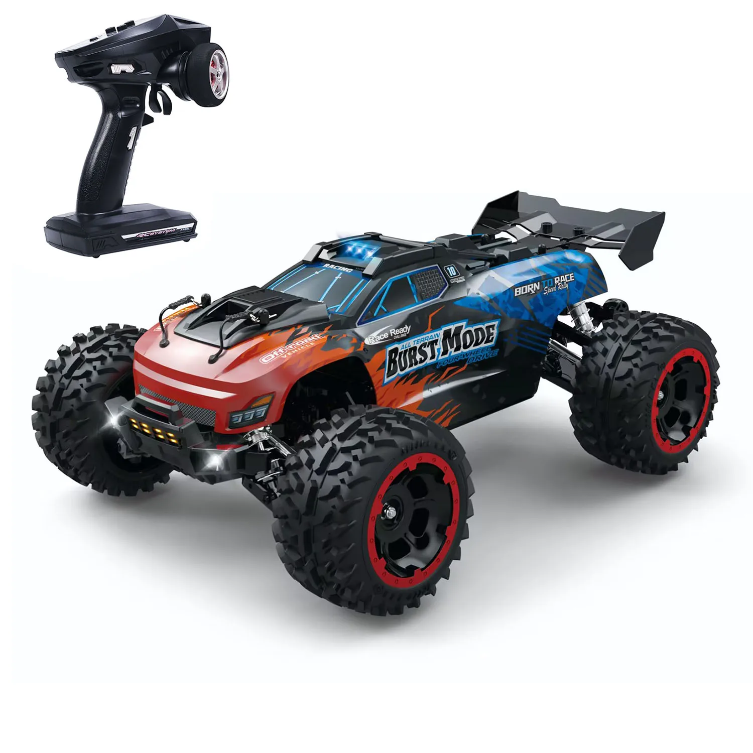

4*4 SCY 10101 1/10 Remote Control Off Road Vehicle High Speed RC Big Tire Truck PVC Body 550 Brushed Motor 60A ESC 6KG Servo RTR